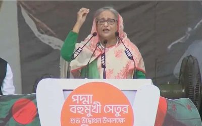 পদ্মা সেতুতে যারা বাধা দিয়েছিল, তাদের উপযুক্ত জবাব দিয়েছি : শেখ হাসিনা