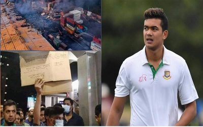 হতাহতদের জন্য সাহায্য চাইলেন তাসকিন