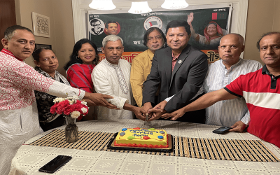 ডিসিতে জয়ের জন্মদিন পালন