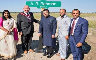 কানাডার মারখাম শহরে এ আর রহমানের নামে রাস্তা