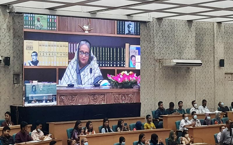 ঢাকা বিশ্ববিদ্যালয়ের কাছে আমি কৃতজ্ঞ : প্রধানমন্ত্রী শেখ হাসিনা