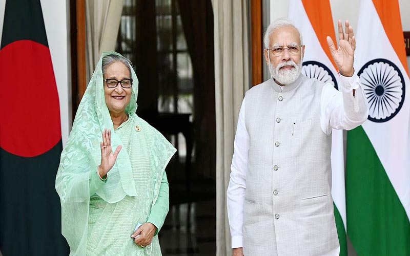 মোদির সঙ্গে আলোচনা ফলপ্রসূ হয়েছে, দু’দেশের মানুষ সুফল পাবে : শেখ হাসিনা