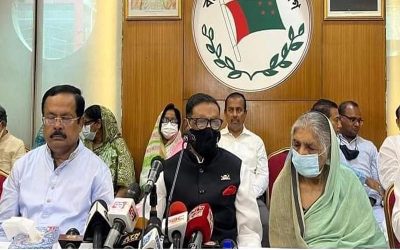 শেখ হাসিনা পরাজিত হলে, বাংলাদেশ পরাজিত হবে : ওবায়দুল কাদের