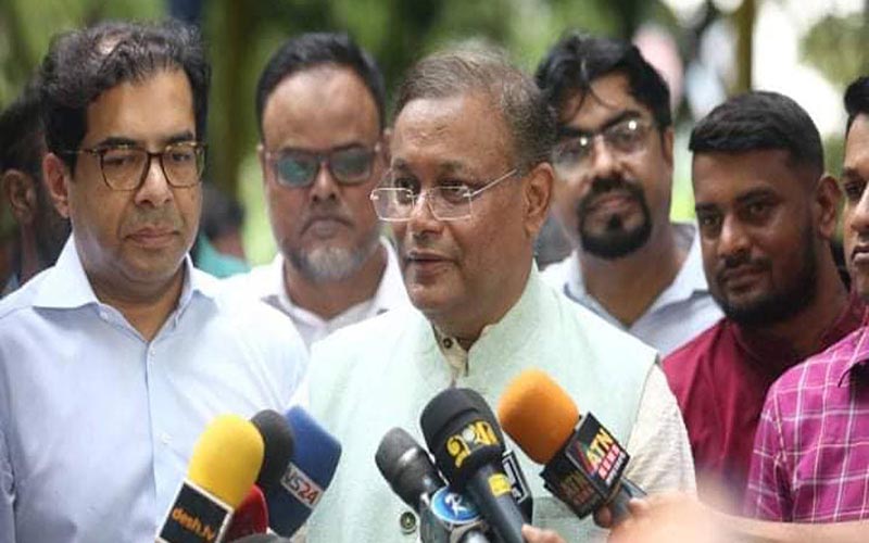 বিএনপি নিজেদের কর্মীদের নিজেরাই মারে : তথ্যমন্ত্রী হাসান মাহমুদ