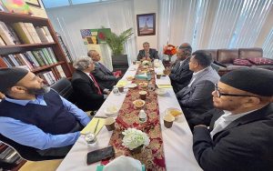 jOURNALISTS MET WITH Embassador in NY