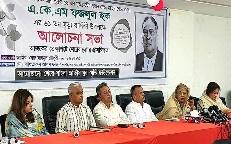 আওয়ামী লীগ ক্ষমতায় থাকতে বিদেশিদের কাছে ধরনা দিচ্ছে : আমির খসরু