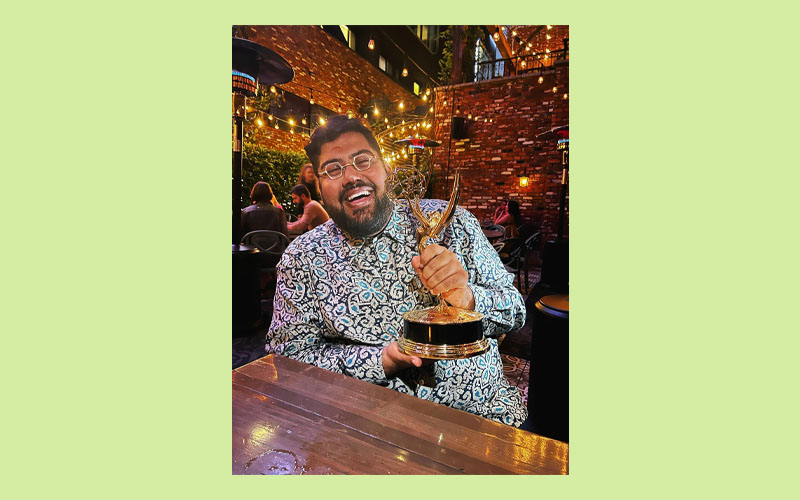 বাঙালি প্রজন্ম শামস আহমেদের ‘অ্যামি অ্যাওয়ার্ড’ জয়