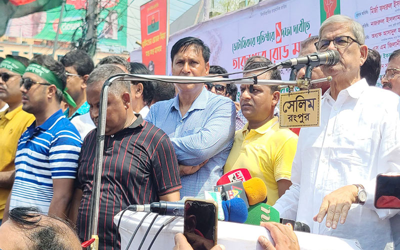 শুধু বিএনপি নয় অন্য দলগুলোও নির্বাচনে যাবে না : মির্জা ফখরুল