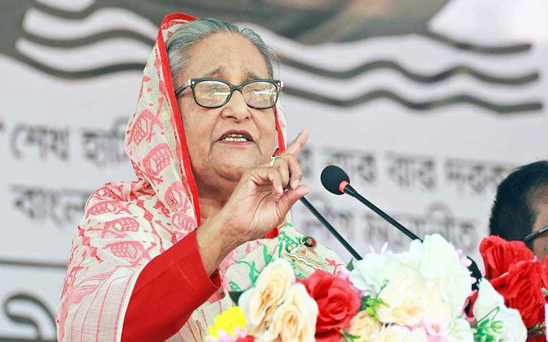 আওয়ামী লীগ ক্ষমতায় এলেই দেশের উন্নয়ন হয় : রংপুরে জনসভায় শেখ হাসিনা