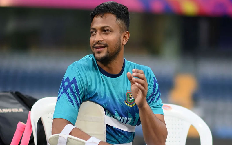 লঙ্কানদের বিপক্ষে সিরিজ : সাকিবকে নিয়ে আবারও দুঃসংবাদ