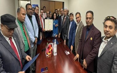 ‘জয় বাংলা’ শ্লোগানে মুখরিত নিউইয়র্ক স্টেট পার্লামেন্ট ভবন