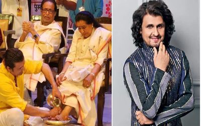 আশা ভোঁসলের প্রতি ঠিক এভাবেই সম্মান জানালেন সোনু নিগম