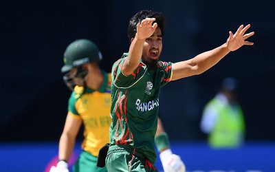 নেপাল অধিনায়কের সঙ্গে বাদানুবাদ : শাস্তি পেলেন তানজিম সাকিব