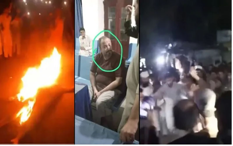 কোরআন অবমাননা করায় পাকিস্তানে এক ব্যক্তিকে পুড়িয়ে হত্যা!