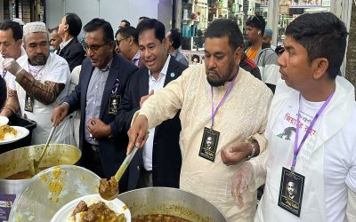 জিয়ার মৃত্যুবার্ষিকীতে প্রবাসীদের মাঝে তবারক বিতরণ