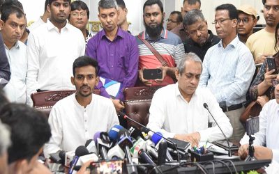বিসিবির দুর্নীতির বিরুদ্ধে ব্যবস্থা নেয়ার ঘোষণা দিলেন যুব ও ক্রীড়া উপদেষ্টা