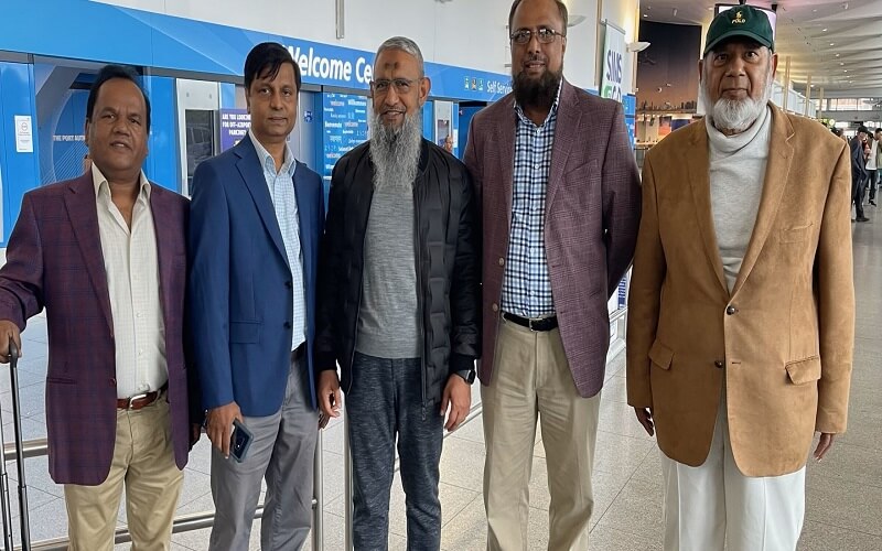 ফালুকে জেএফকে এয়ারপোর্টে স্বাগত জানালেন বিএনপির শীর্ষ নেতৃবৃন্দ